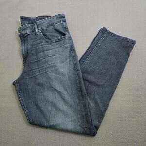 Hudson Jeans Blake Men 40 (39X32) Slim Straight Blue Denim Stretch Dark Wash